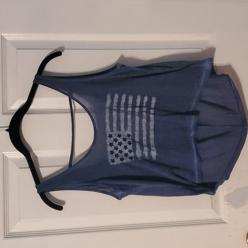 JESSICA SIMPSON SMALL BLUE TANK